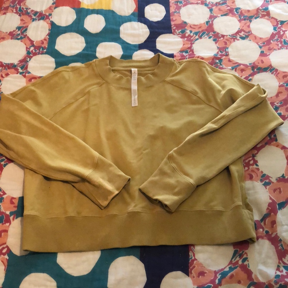 Lululemon Perfectly Oversized Cropped Crew Sweatshirt